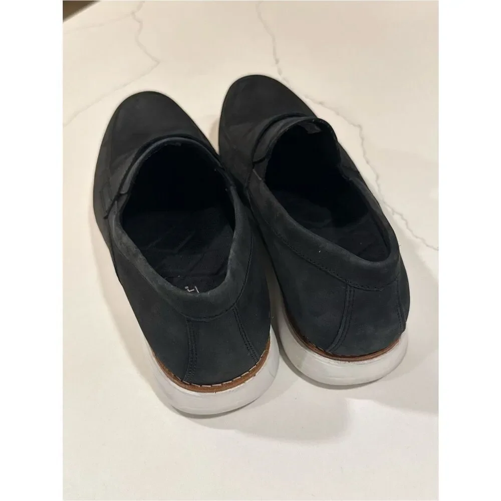 Rockport Total Motion Black Penny Loafers with Brown Trim – Men’s Size 11 👞